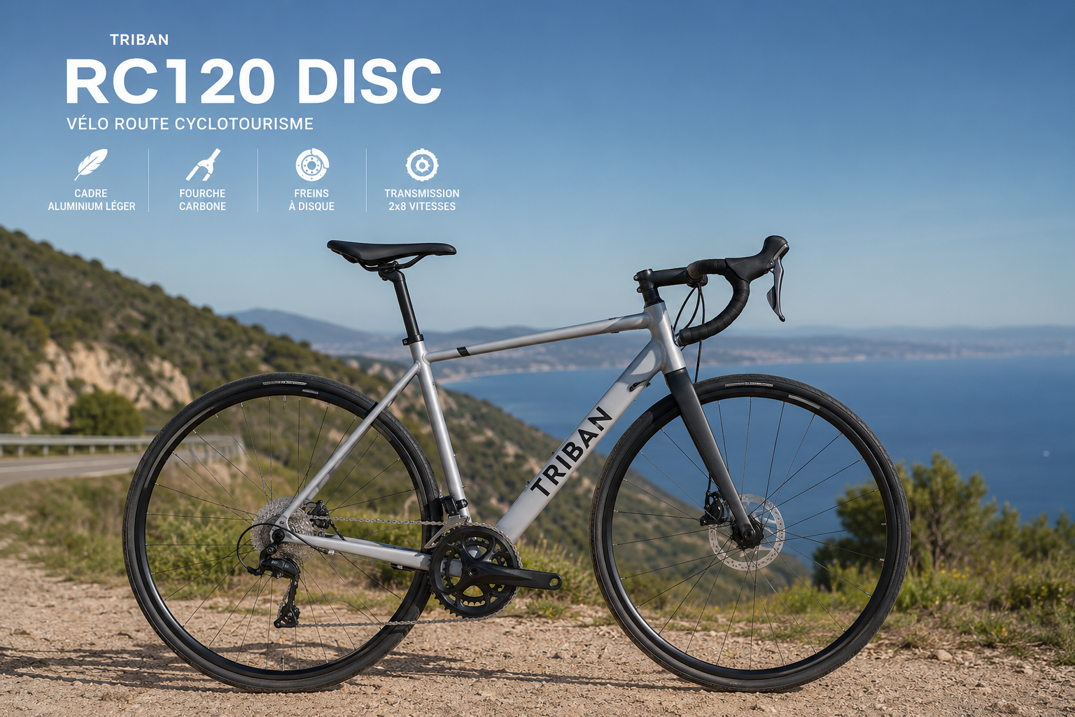 Triban RC120 Disc pour les sorties du week-end